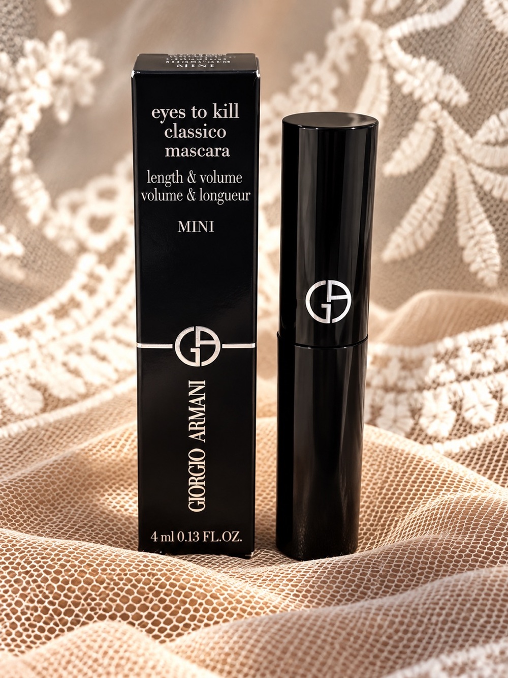 Giorgio Armani Eyes to Kill Classico Mascara Mini 4ml NEW